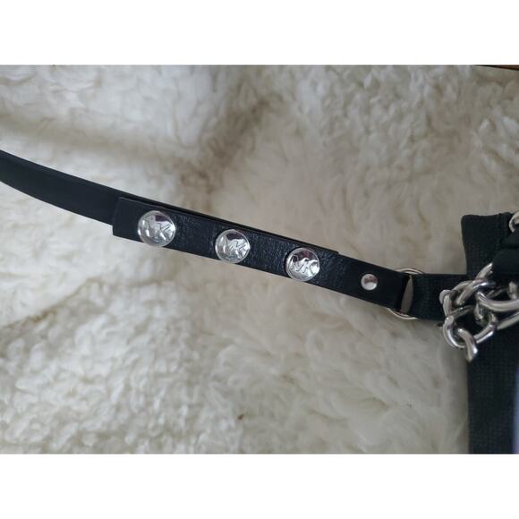 NWT MICHAEL KORS Waist Belt Bag Genuine Leather Waist Bag Fanny Pack BLACK Lg - Picture 5 of 9